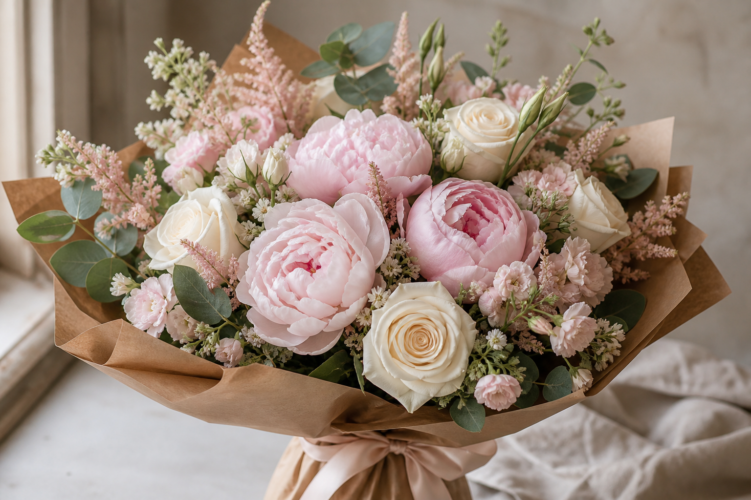 Bright mixed bouquet