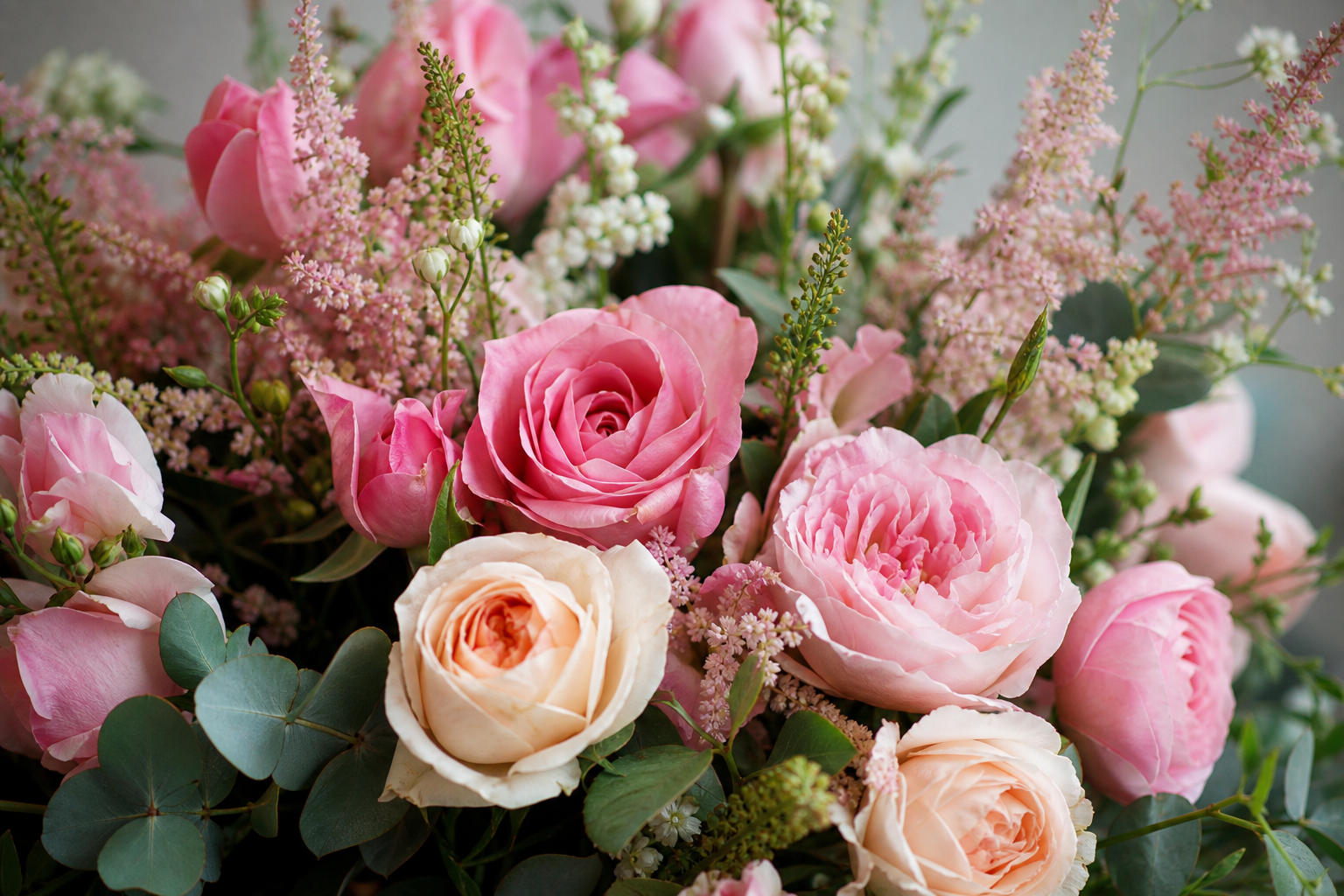 Seasonal wild bouquet at Wildsalbei Atelier