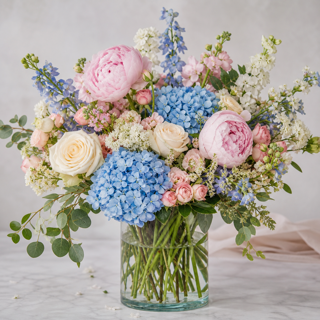 Bouquet in a vase