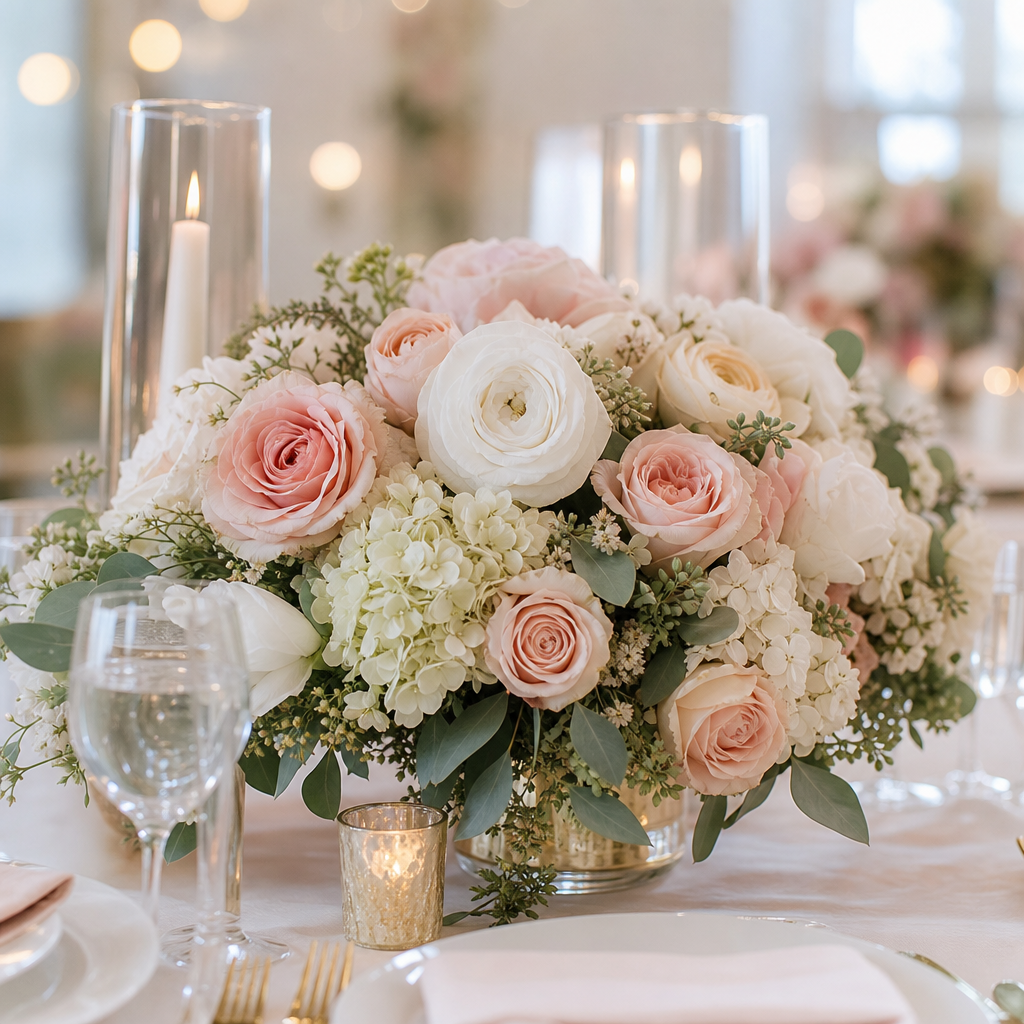 Wedding floral arrangement