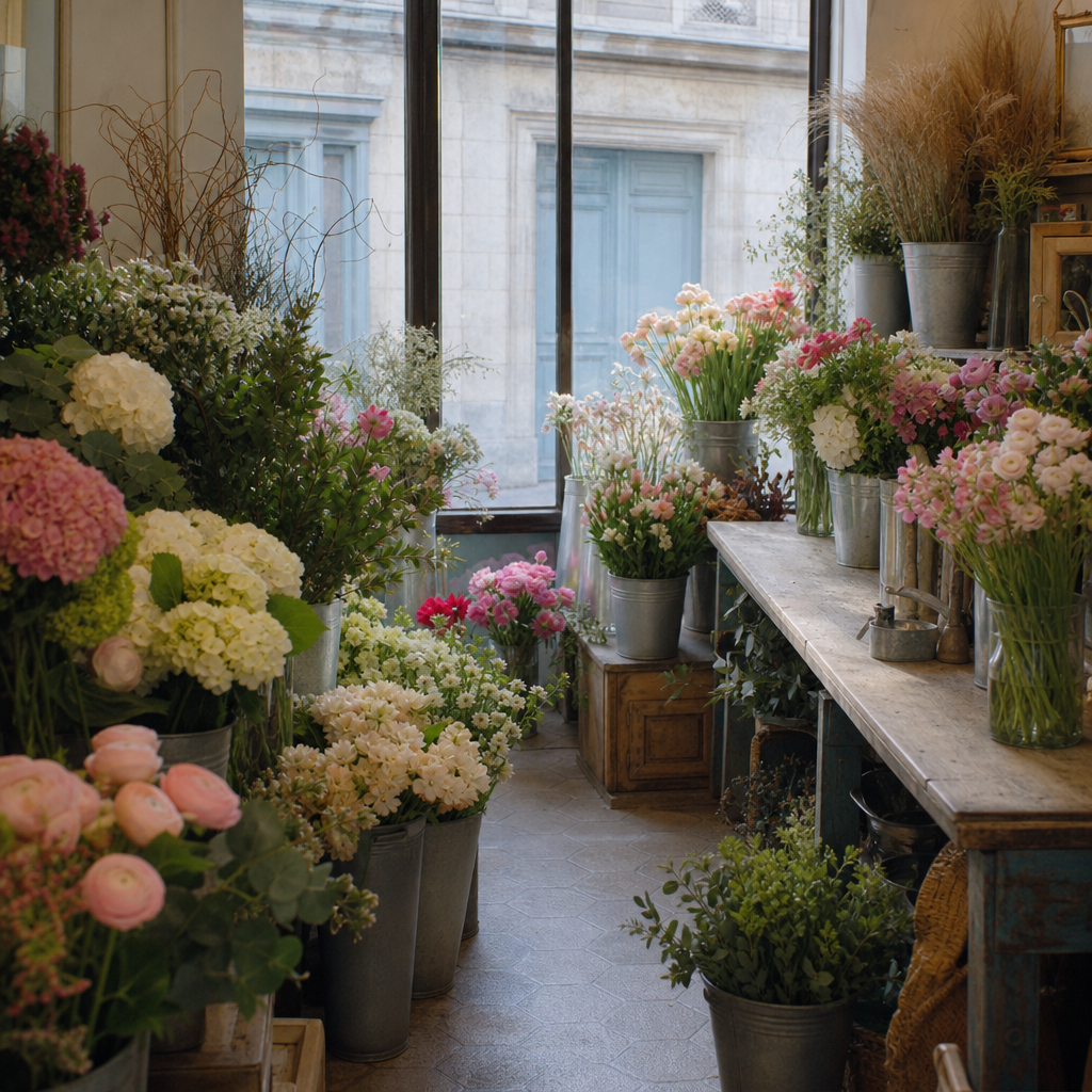 Plant corner in the shop